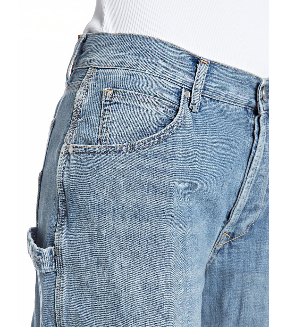 ワークHALLIE コットンテンセルデニム 詳細画像 ブルー 7